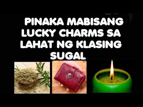 ano ang lucky charm sa sugal|PINAKA MABISANG LUCKY CHARM SA SUGAL .